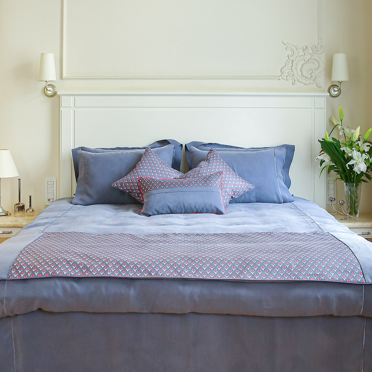 Pikolu Gri Okaliptüs Nevresim Takımı