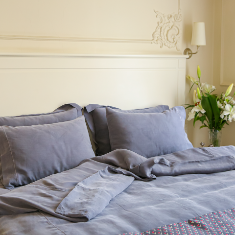 Pikolu Gri Okaliptüs Nevresim Takımı