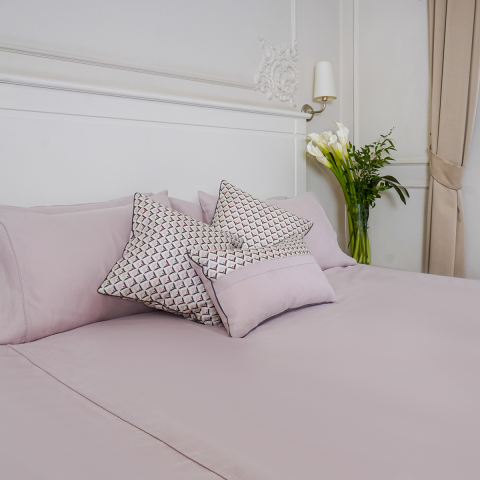 Fitilli Lila Okaliptüs Nevresim Takımı