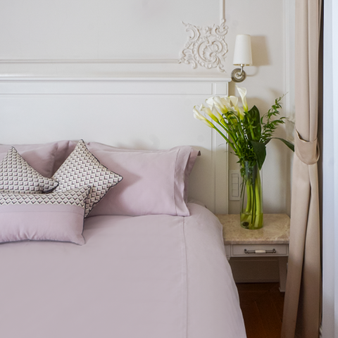 Fitilli Lila Okaliptüs Nevresim Takımı