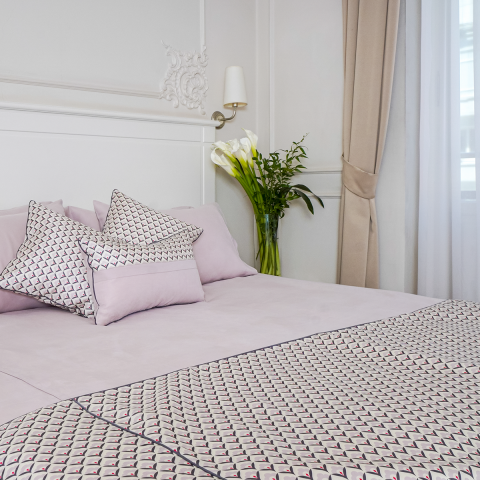 Fitilli Lila Okaliptüs Nevresim Takımı