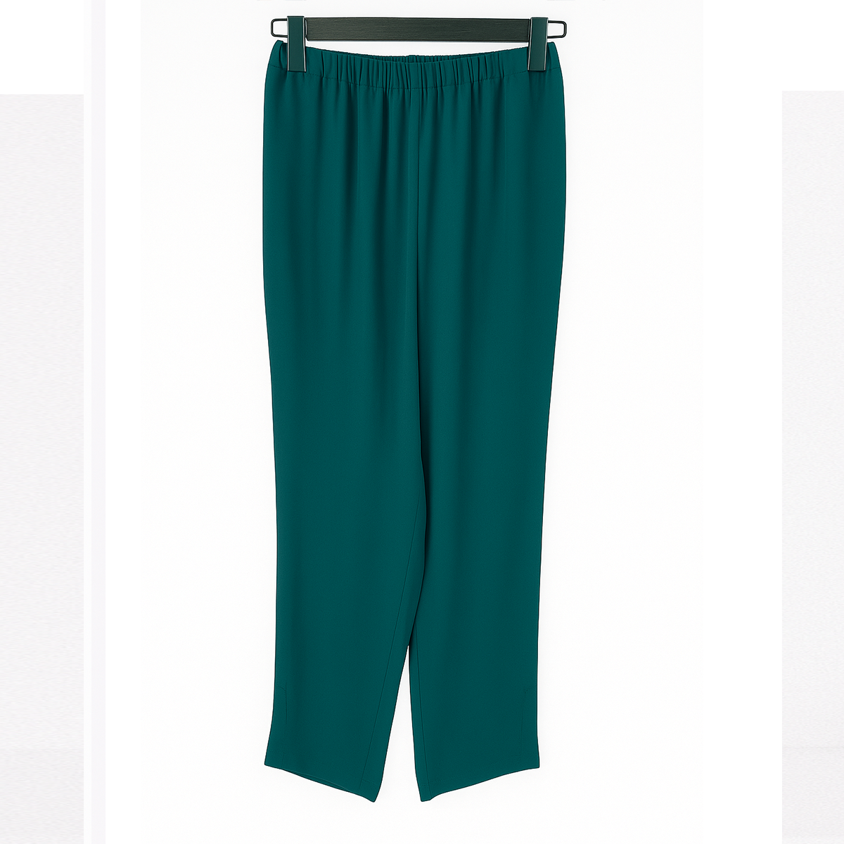 Yırtmaç Paçalı Pantalon Botilda Yeşil - S